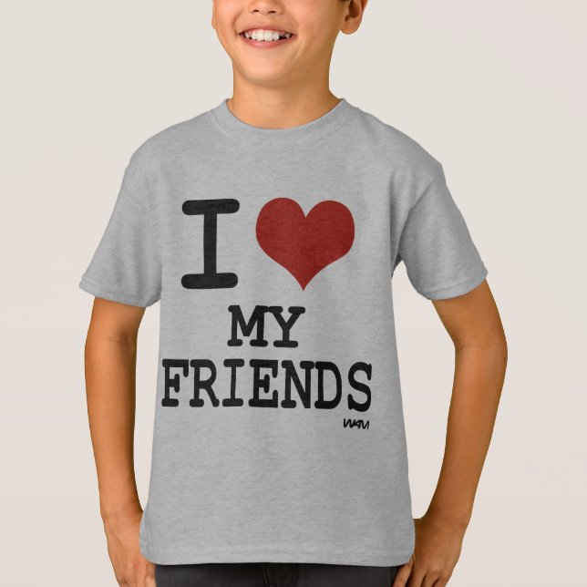 T-SHIRTS EU AMO MEUS AMIGOS (Frente)