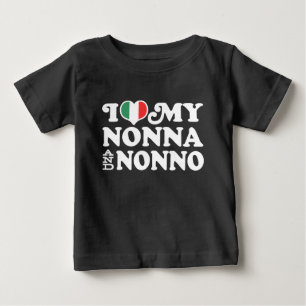 T-shirts Eu amo meus Nonna e Nonno
