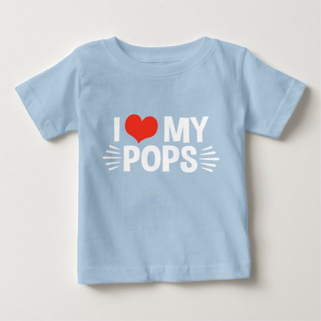 T-shirts Eu Amo Meus Pop (Frente)