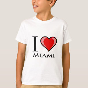 T-shirts Eu amo Miami