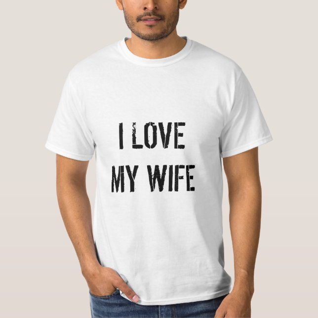 T-SHIRTS EU AMO MINHA ESPOSA (Frente)