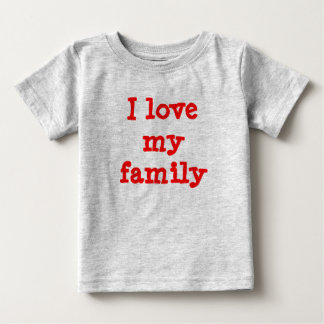 T-shirts Eu amo minha família