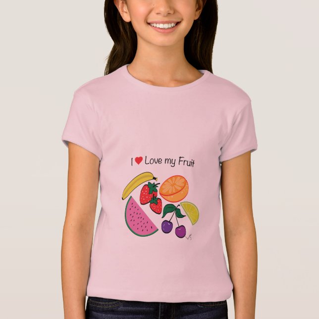 T-shirts Eu amo minha Fruta... (Frente)