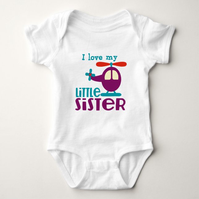 T-shirts Eu amo minha irmãzinha (Frente)
