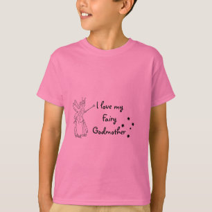 T-shirts Eu amo minha madrinha feericamente