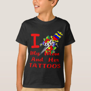 T-shirts Eu Amo Minha Mãe E Suas Tatuagens