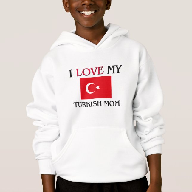 T-shirts Eu Amo Minha Mãe Turca (Frente)