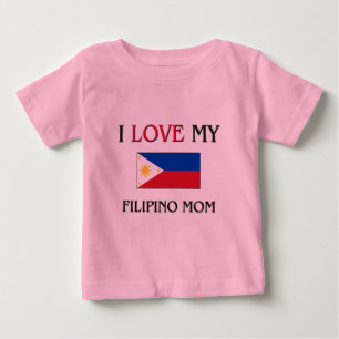 T-shirts Eu amo minha mamã filipina