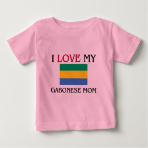T-shirts Eu amo minha mamã gabonesa