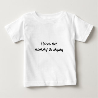 T-shirts eu amo minha mamãe e criança da mamãe
