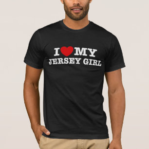 T-shirts Eu amo minha menina do jérsei