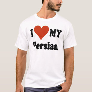 T-shirts Eu amo minha mercadoria do gato persa