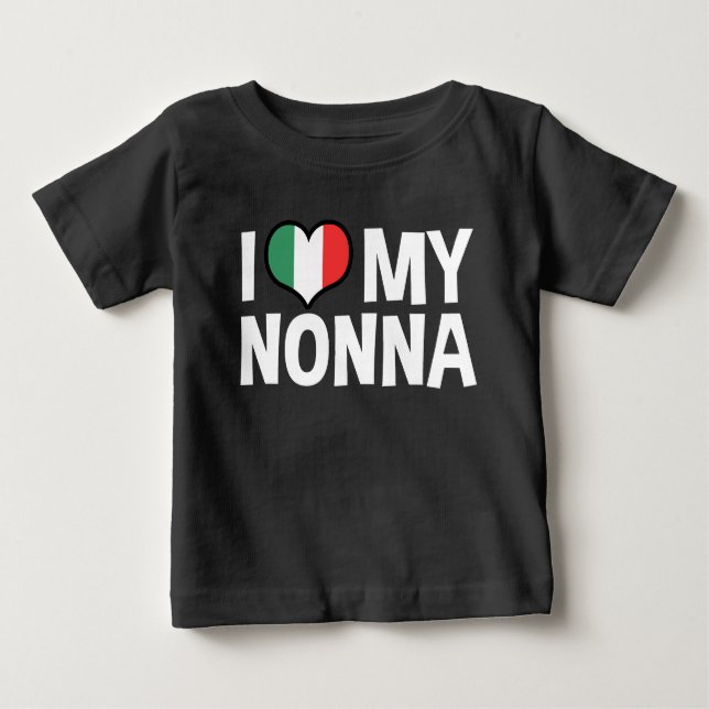T-shirts Eu Amo Minha Nona (Frente)