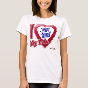 T-shirts Eu Amo Minha Vida - Foto