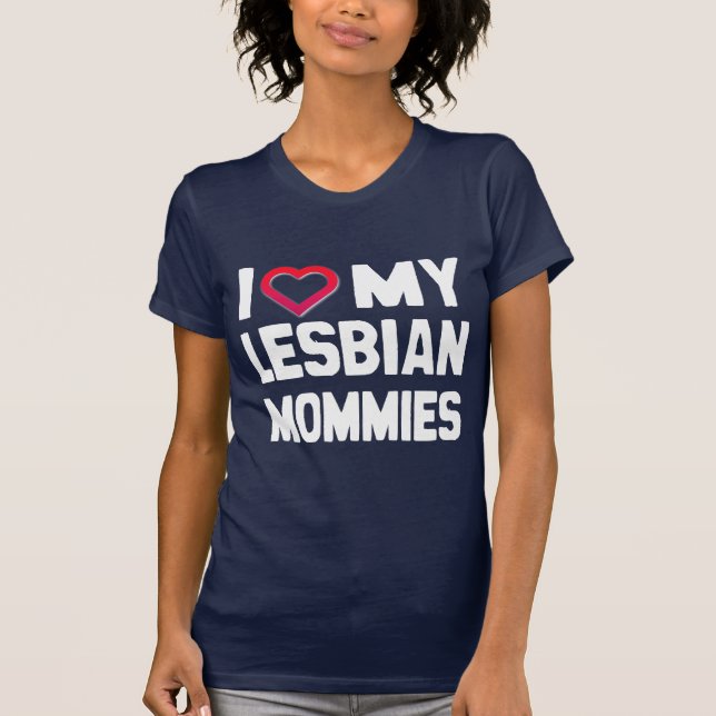 T-shirts EU AMO MINHAS MÃES LÉSBICAS - -.png (Frente)
