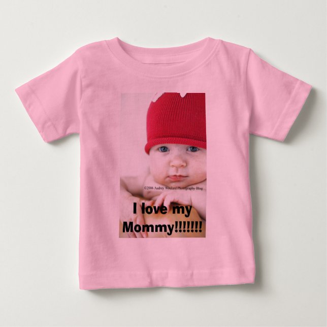 T-shirts Eu amo minhas mamães!!!!!!! (Frente)