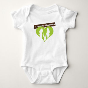 T-shirts Eu amo minhas mamãs