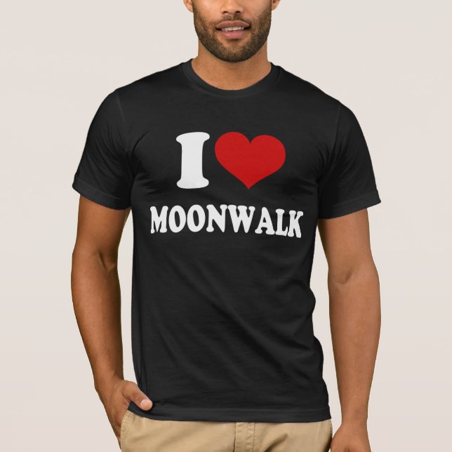T-shirts Eu Amo Moonwalk (Frente)
