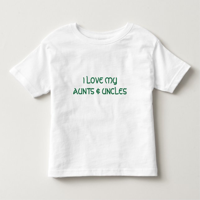 T-SHIRTS EU AMO MYAUNTS & TIOS (Frente)