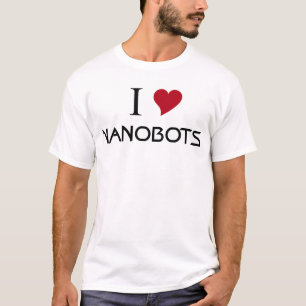 T-shirts eu amo nanobots