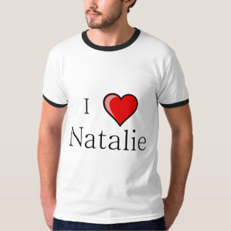 T-shirts Eu amo Natalie