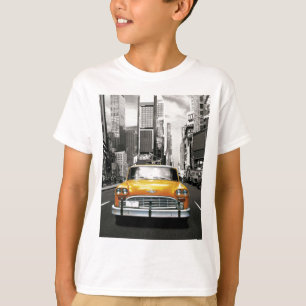 T-shirts Eu amo NYC - táxi de New York