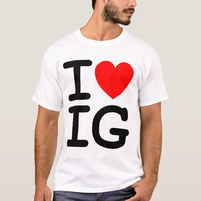T-shirts eu amo-o (Frente)