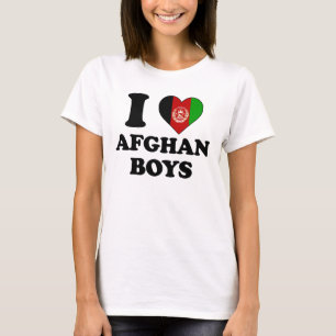 T-shirts Eu amo o Afghan Boys
