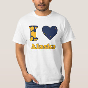 T-shirts Eu amo o Alasca