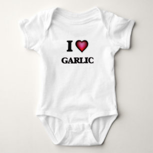 T-shirts Eu amo o alho