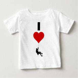 T-shirts Eu amo o alpinismo (vertical)