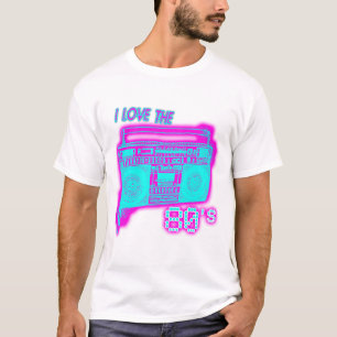 T-shirts EU AMO o anos 80