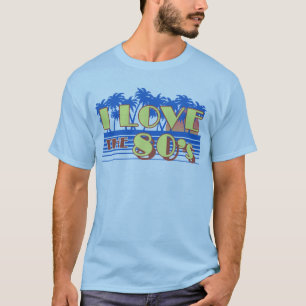 T-shirts Eu amo o anos 80