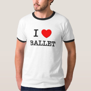 T-shirts Eu amo o balé