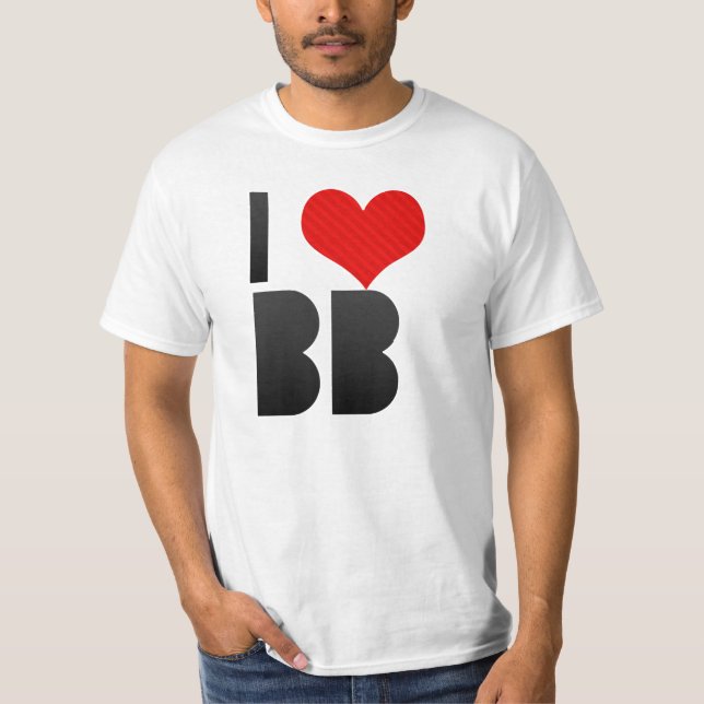 T-shirts Eu amo o BB (Frente)