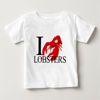 T-shirts Eu amo o bebê das lagostas