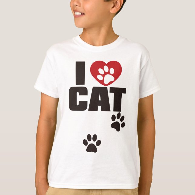 T-SHIRTS EU AMO O CAT (Frente)