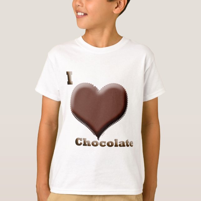 T-shirts Eu amo o chocolate 12-12-08 (Frente)