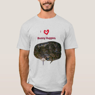 T-shirts Eu amo o coelho Huggers