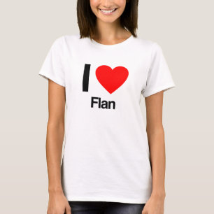 T-shirts eu amo o flan