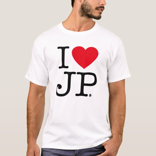 T-shirts Eu amo o Japão (Frente)