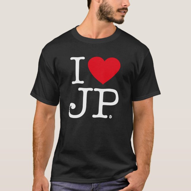 T-shirts Eu amo o Japão (Frente)