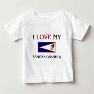 T-shirts Eu Amo O Meu Avô Samoano