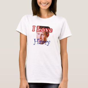 T-shirts Eu amo o príncipe Harry