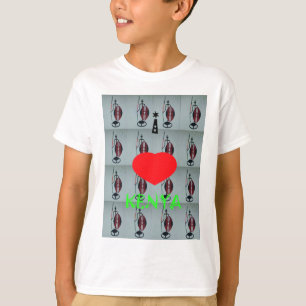 T-shirts Eu amo o Quênia