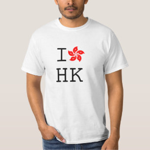T-shirts Eu amo o T de Hong Kong