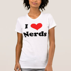 T-shirts Eu amo o T dos nerd