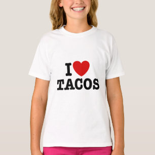 T-shirts Eu amo o Tacos