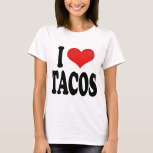 T-shirts Eu amo o Tacos