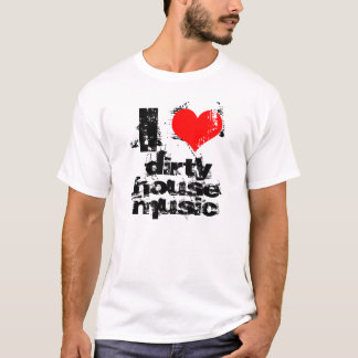 T-shirts eu amo o tanque sujo da música da casa